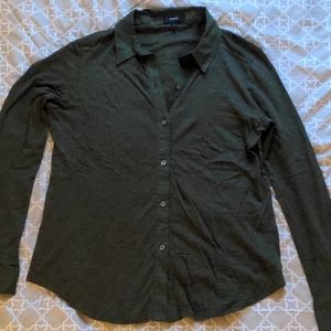 Theory long sleeve button down shirt